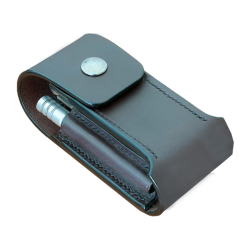 Étui cuir cousu main...