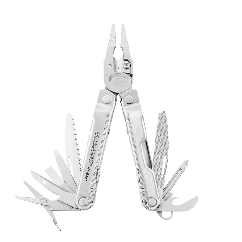 Leatherman Outil Multifonctions Rebar sans Couteau Stainless