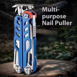 DiaCamping - Pince EDC multifonction Bleue avec Etui en nylon - Image 3