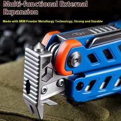 DiaCamping - Pince EDC multifonction Bleue avec Etui en nylon - Image 4