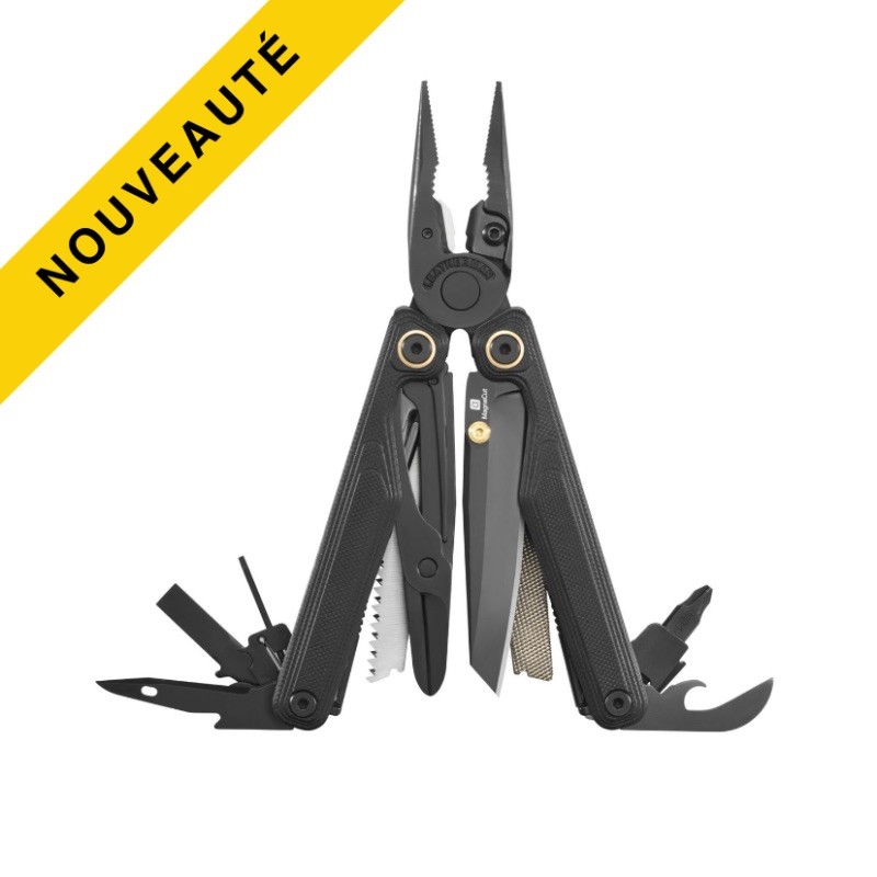 Leatherman Outil Multifonctions WaveAlpha - Coloris Obsidian